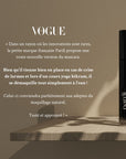 Mascara en verre avec brosse réutilisable - Noir