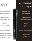 Mascara en verre avec brosse réutilisable - Noir