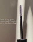 Mascara en verre avec brosse réutilisable - Noir